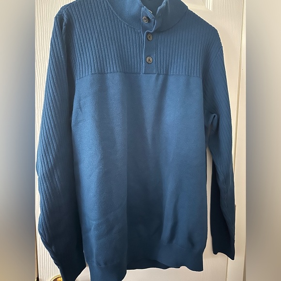 Duluth Trading Size Large Blue Long sleeve Sweater - Picture 1 of 4